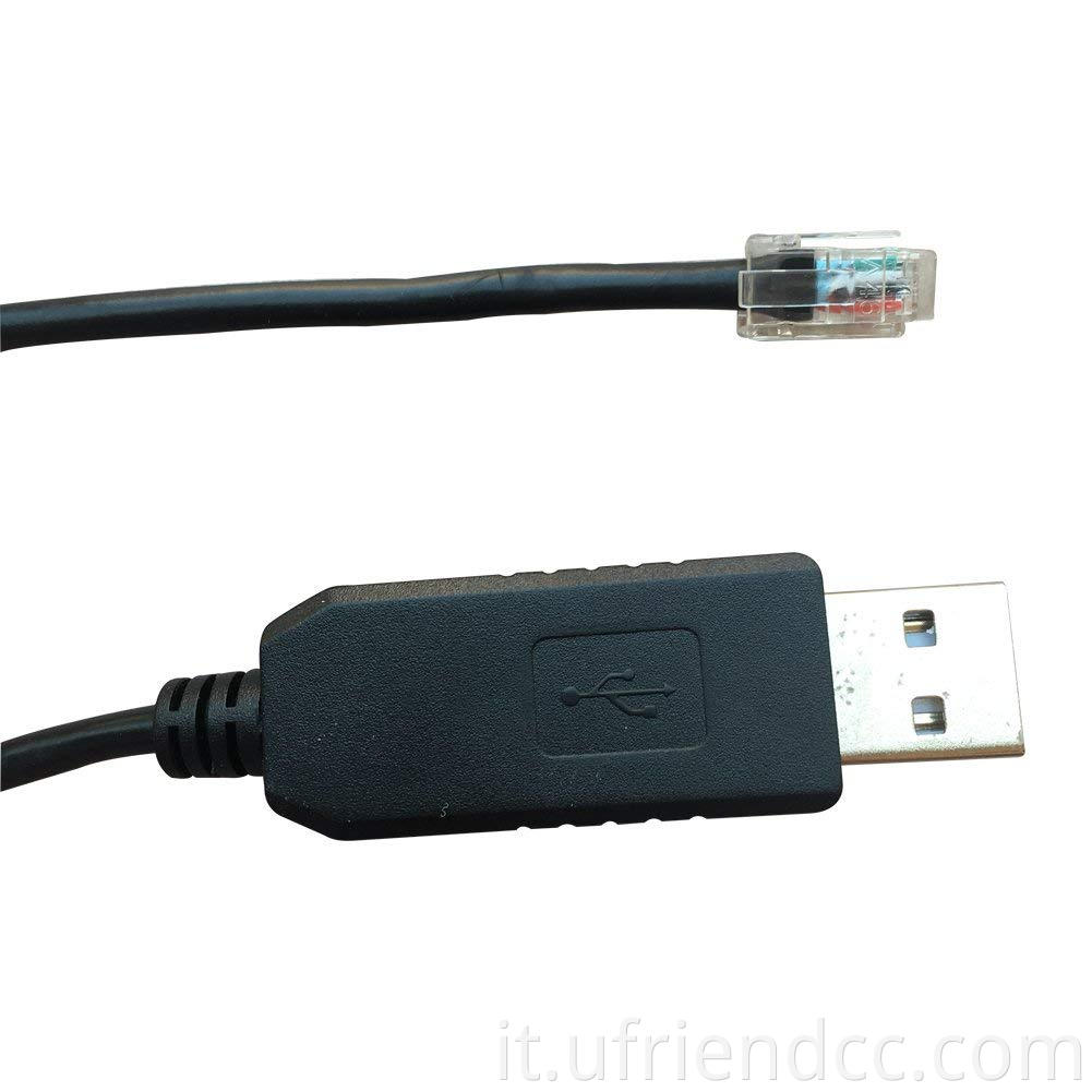 FT232 UART TTL CONVERTIDOR USB 2.0 RS232 Adattatore cavo da USB a RJ11 con cavo rotondo a livello TTL FTDI per PC e Terminal POS